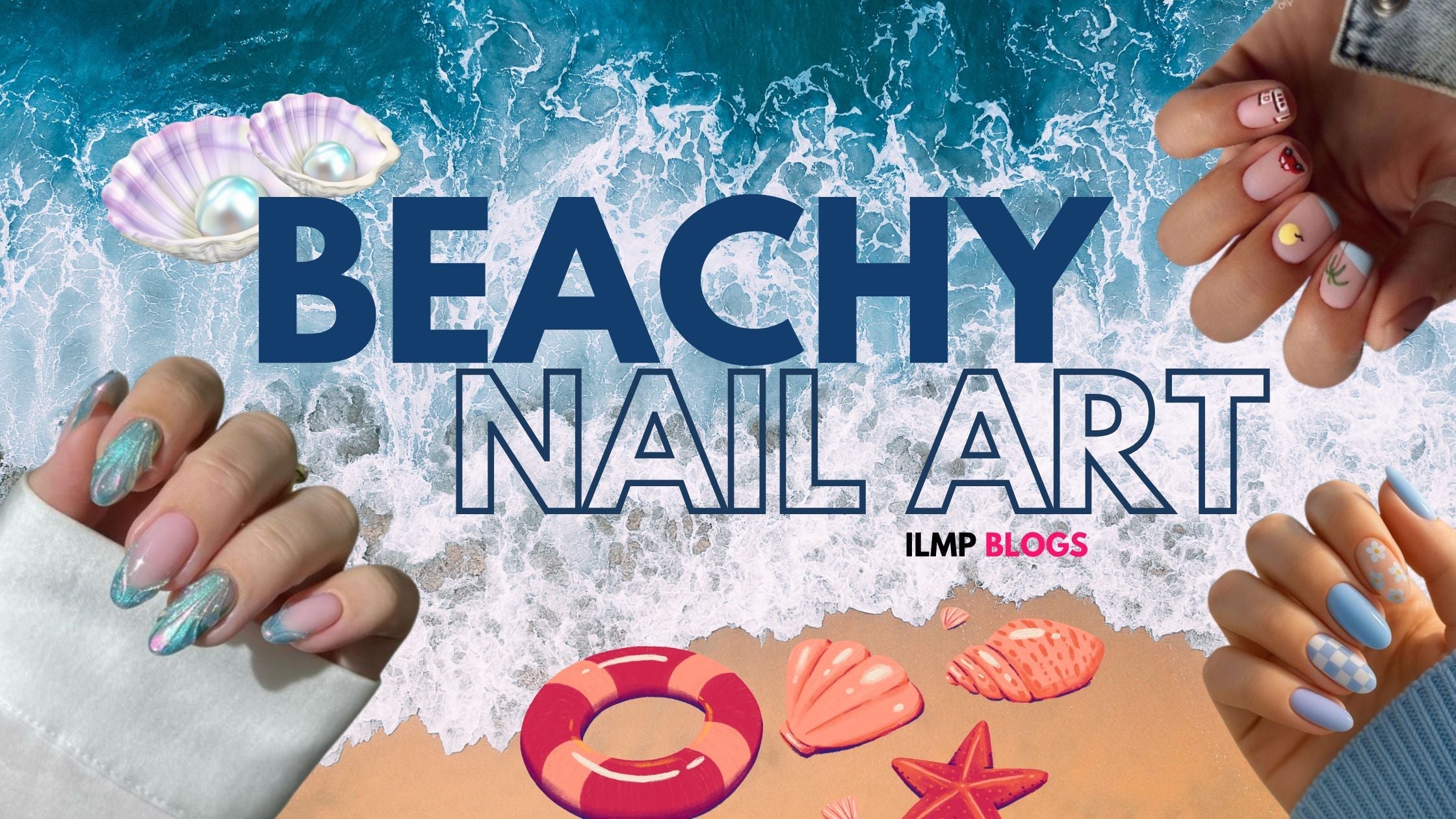Coastal Waves Inspire Beach Nail Colors