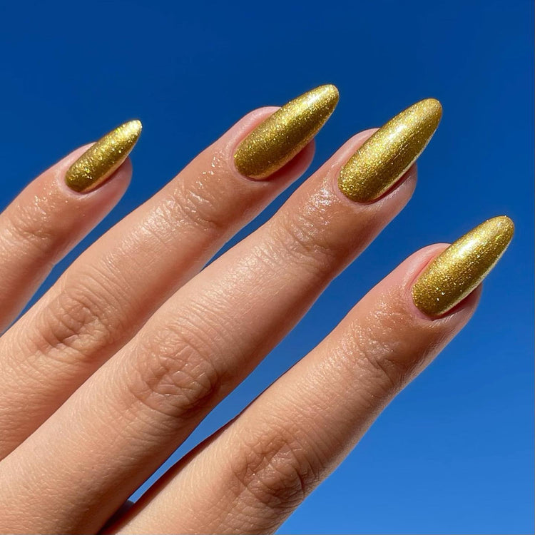 Golden Nail Polish