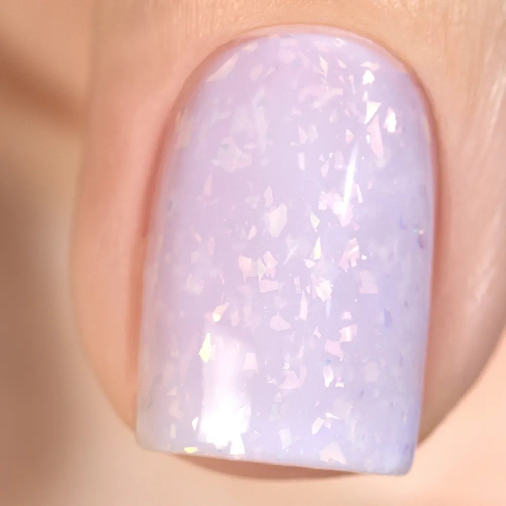 Speaks To You Long Square Purple Glitter Press On Nails – RainyRoses