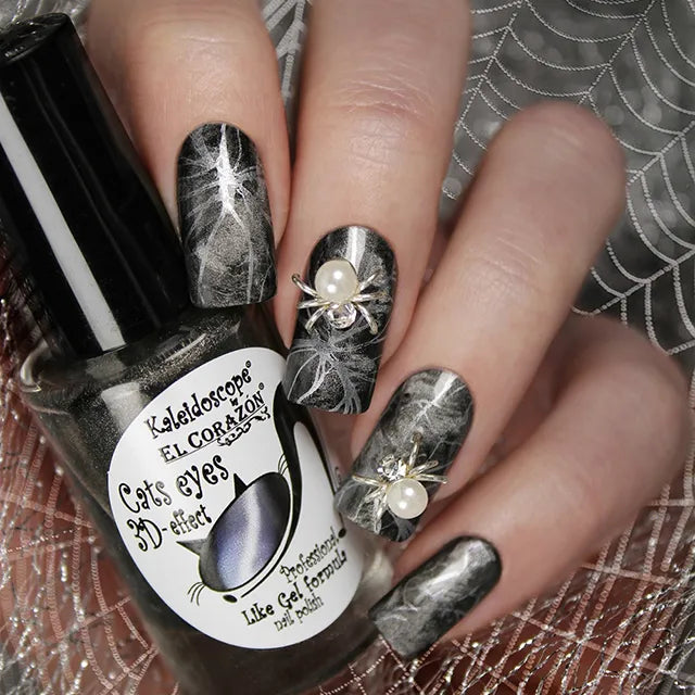 El Corazon Mur-01 Kaleidoscope Magnetic nail polish "Cat's eye" I Love My Polish