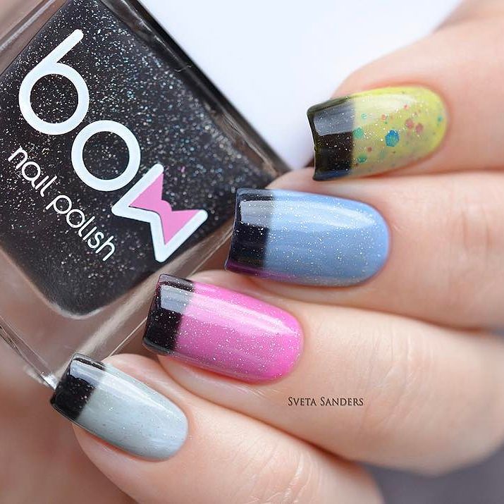 Bow Nail Polish -Thermo Top Coat Black I Love My Polish