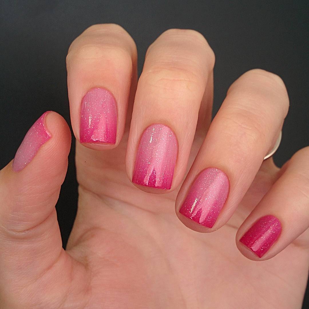 Bow Nail Polish -Thermo Top Coat Pink I Love My Polish