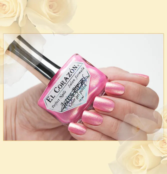 El Corazon 423/563 Active Bio-gel Magic Rosebud I Love My Polish