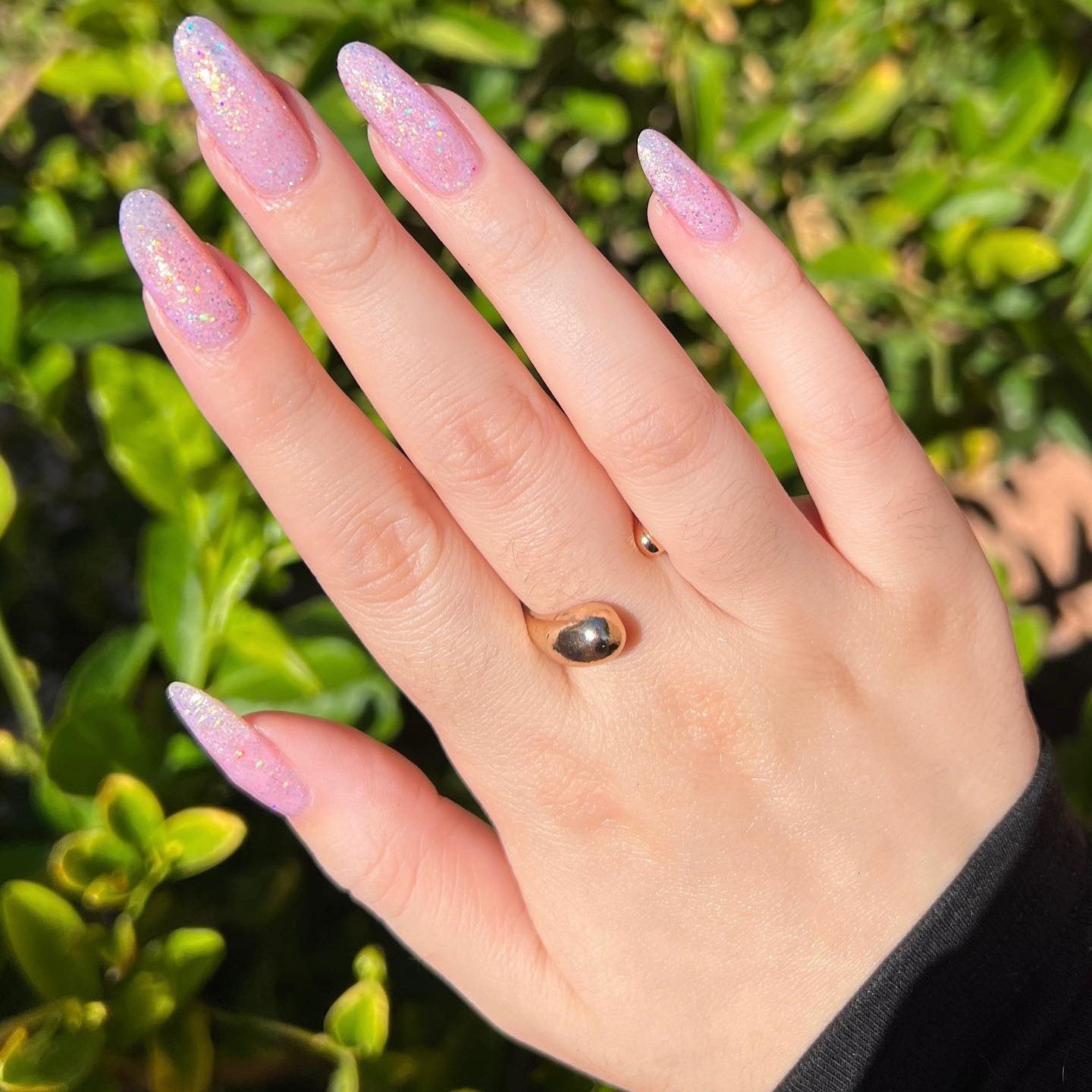 Zoya -  Bisoux I Love My Polish Pink Valentine's Day Nail Polish Holographic Glitter Baby Pink