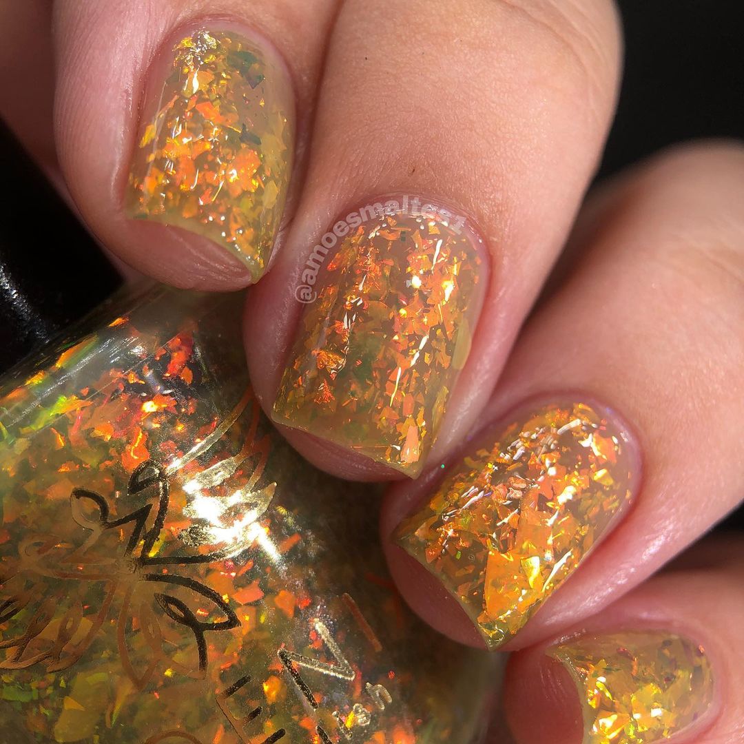 Phoenix Polish - I'm not a Princess ( iridescent +Flakies) I Love My Polish