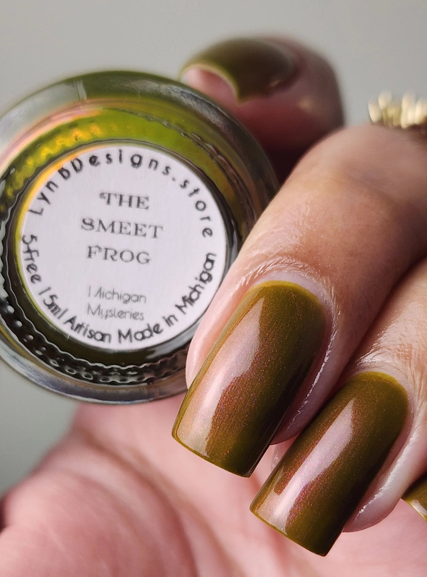 LynB Designs- The Smeet Frog I Love My Polish