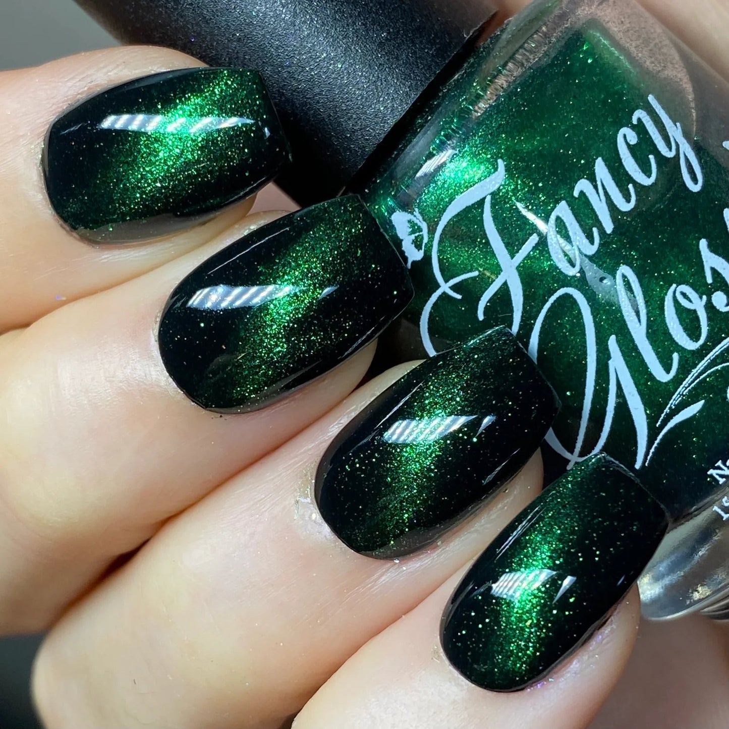 Fancy Gloss- Green Magnetic Top Coat I Love My Polish