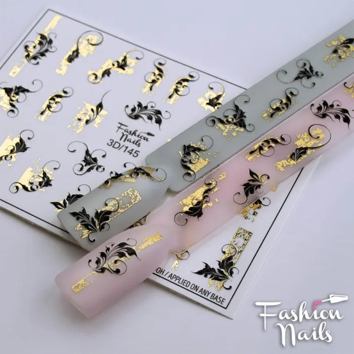 El Corazon 145 Fashion Nails Slider Design 3D I Love My Polish