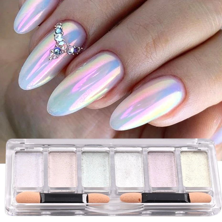 6 in 1 Mermaid Powder Set I Love My Polish