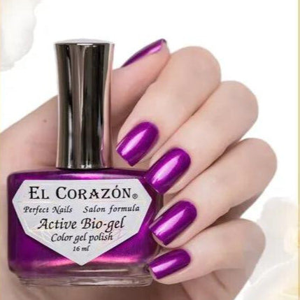 El Corazon 423/627 Active Bio-gel Nail Party - Pink Squirel I Love My Polish