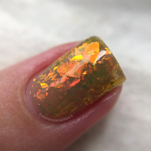 Phoenix Polish - I'm not a Princess ( iridescent +Flakies) I Love My Polish