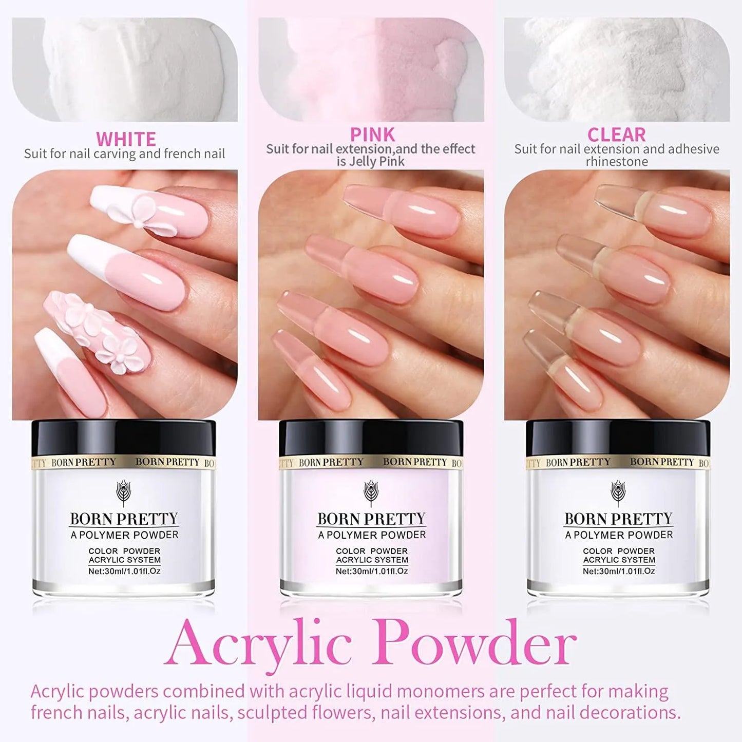Born Pretty Acrylic Kit Premium Set I Love My Polish