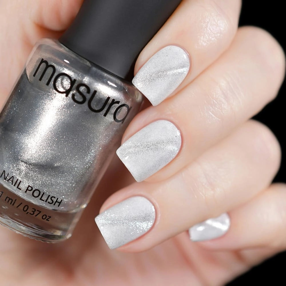 Masura- White Cat (Magnetic) I Love My Polish