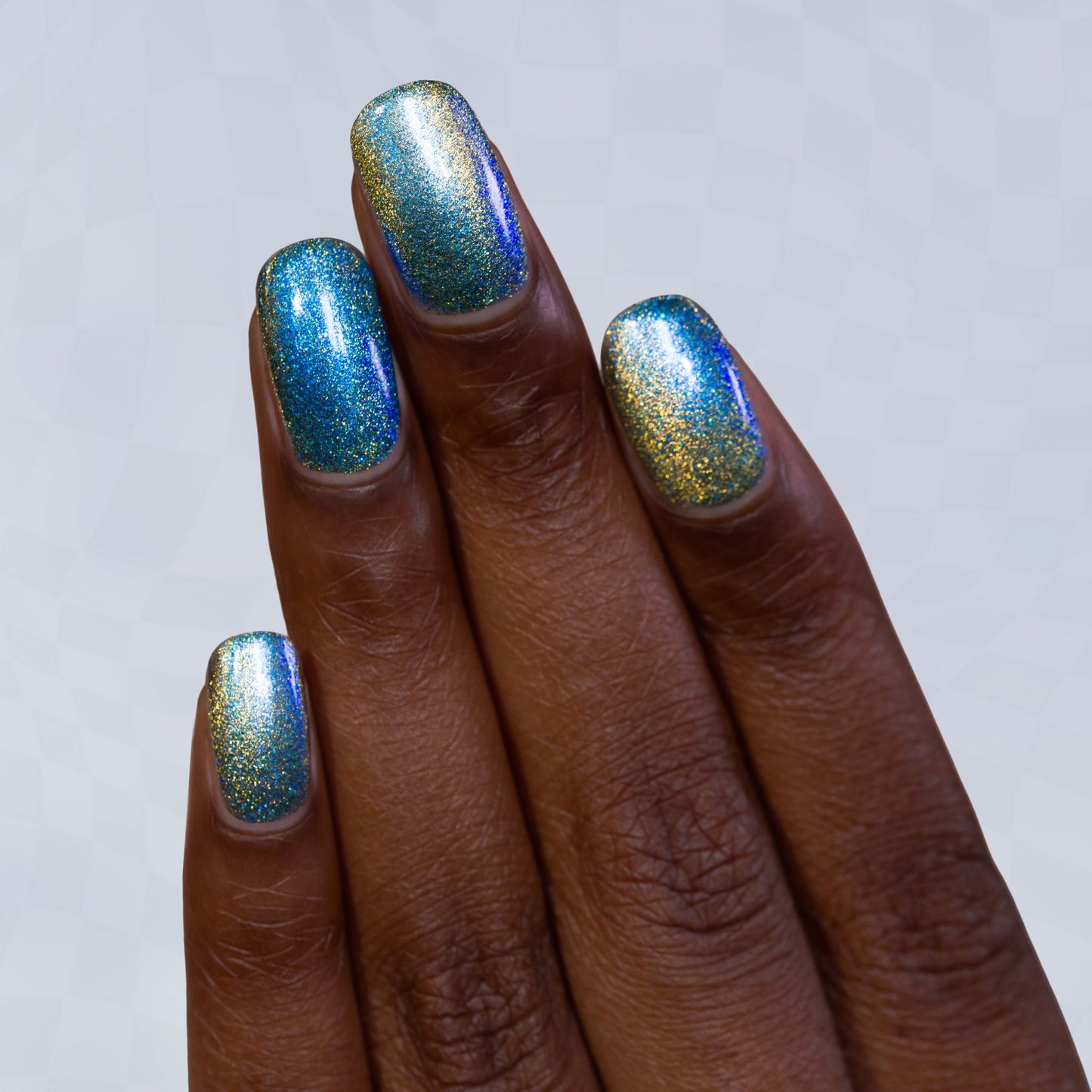 ILNP- Alice - Blue to Gold Magnetic Shimmer Nail Polish I Love My Polish