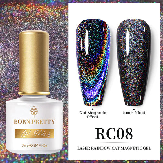 Born Pretty- Magnetic Cat Gel Polish RC08 (7ml) I Love My Polish