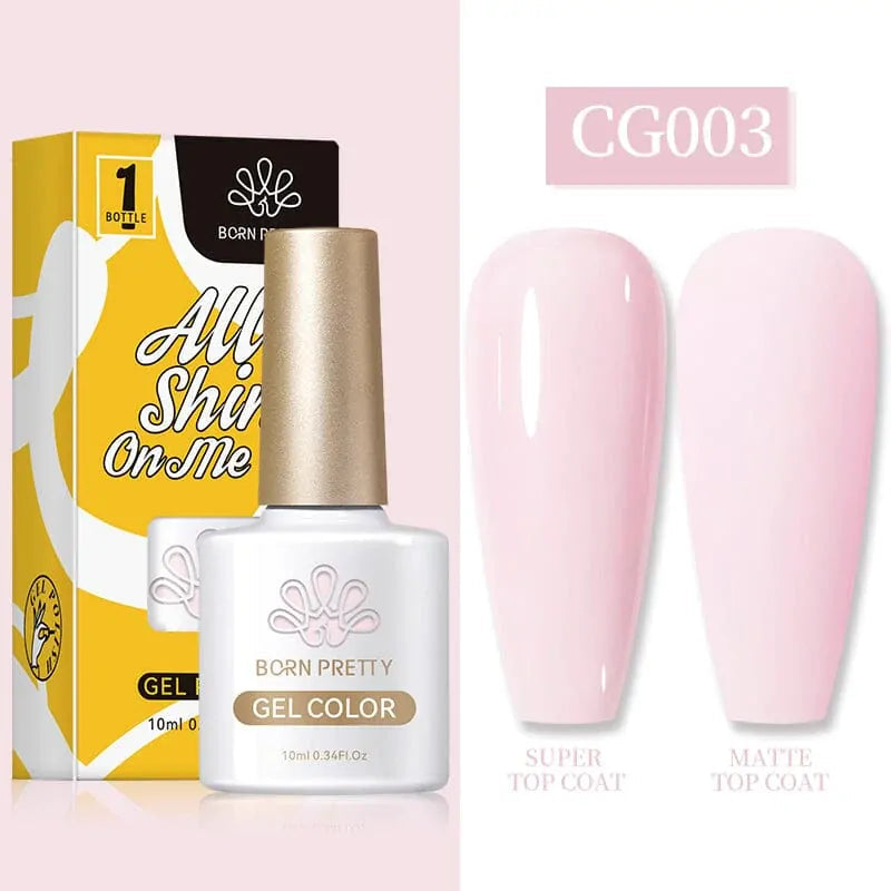 Born Pretty- Silky White Series Gel Nail Polish CG003 (10ml) I Love My Polish