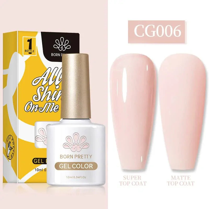 Born Pretty- Silky White Series Gel Nail Polish CG006 (10ml) I Love My Polish