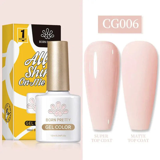Born Pretty- Silky White Series Gel Nail Polish CG006 (10ml) I Love My Polish