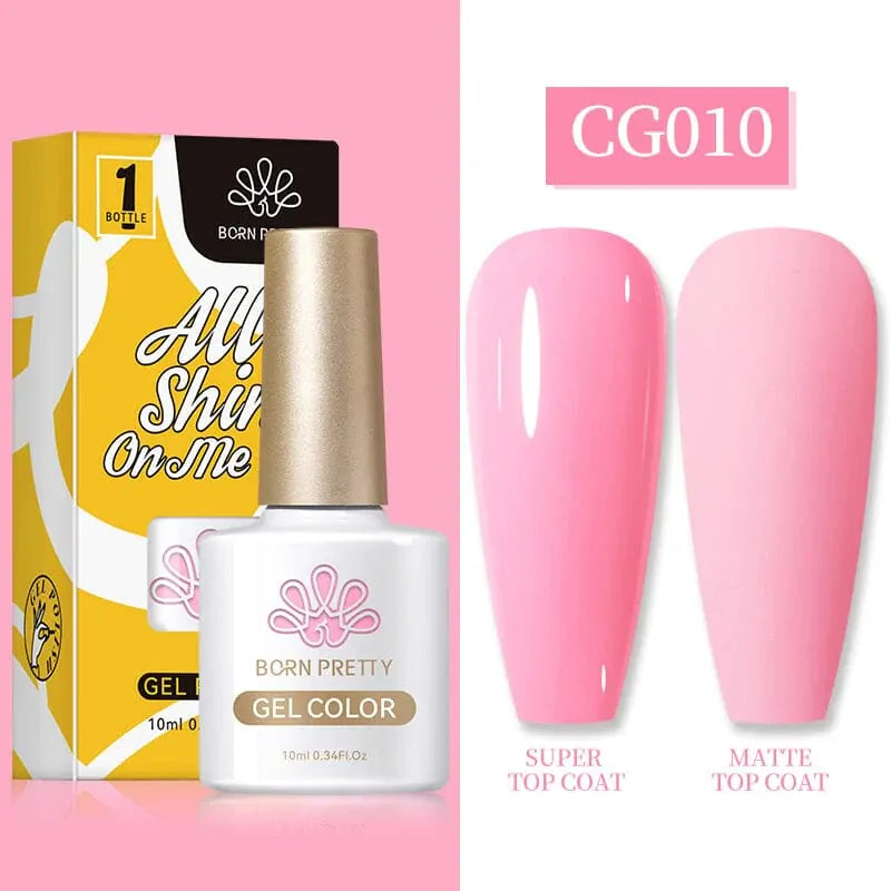 Born Pretty- Silky White Series Gel Nail Polish CG010 (10ml) I Love My Polish