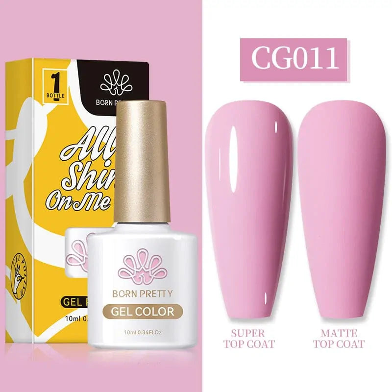 Born Pretty- Silky White Series Gel Nail Polish CG011 (10ml) I Love My Polish