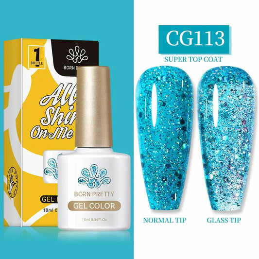 Born Pretty- Gel Nail Polish CG113 (10ml) I Love My Polish