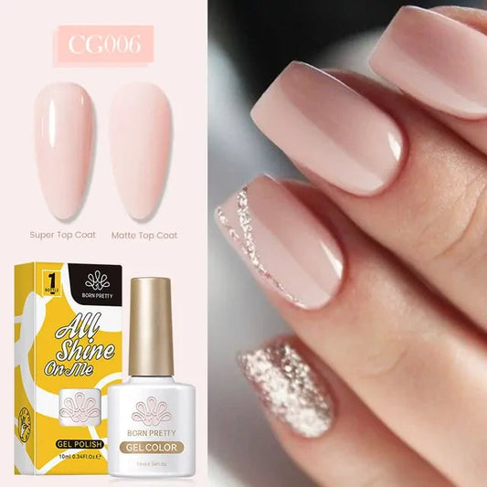Born Pretty- Silky White Series Gel Nail Polish CG006 (10ml) I Love My Polish