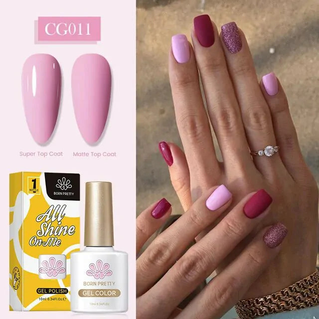 Born Pretty- Silky White Series Gel Nail Polish CG011 (10ml) I Love My Polish
