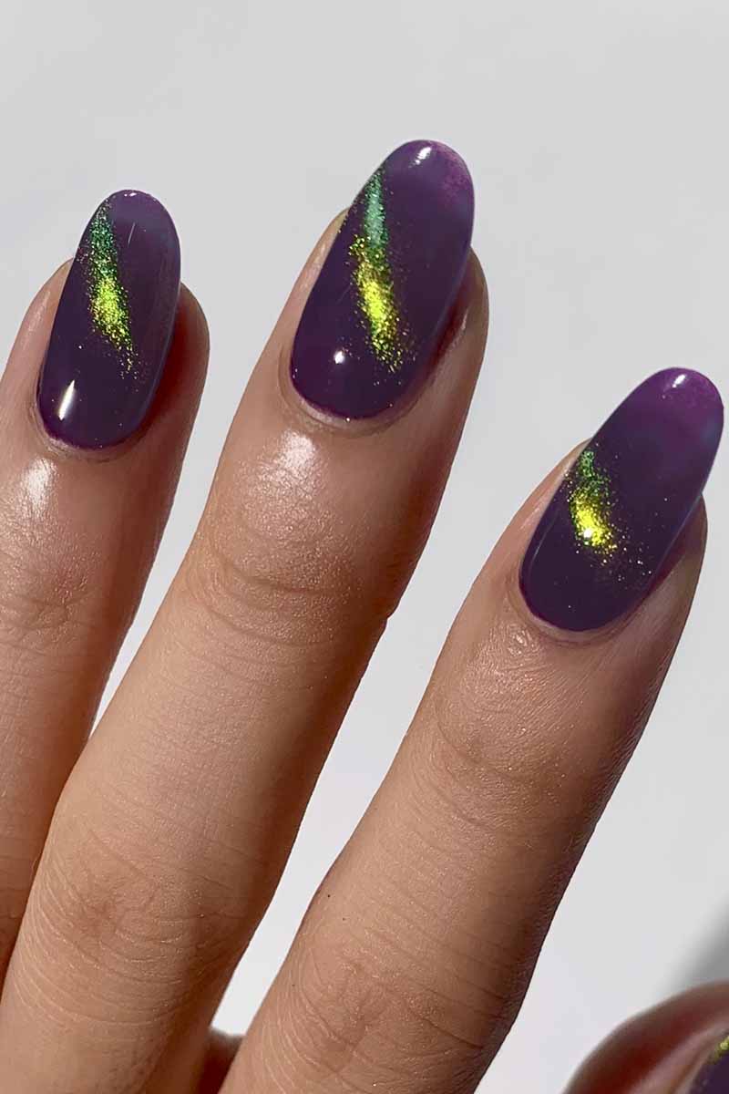 Cirque Colors- Pipe Dream Purple Green Magnetic Nail Polish I Love My Polish
