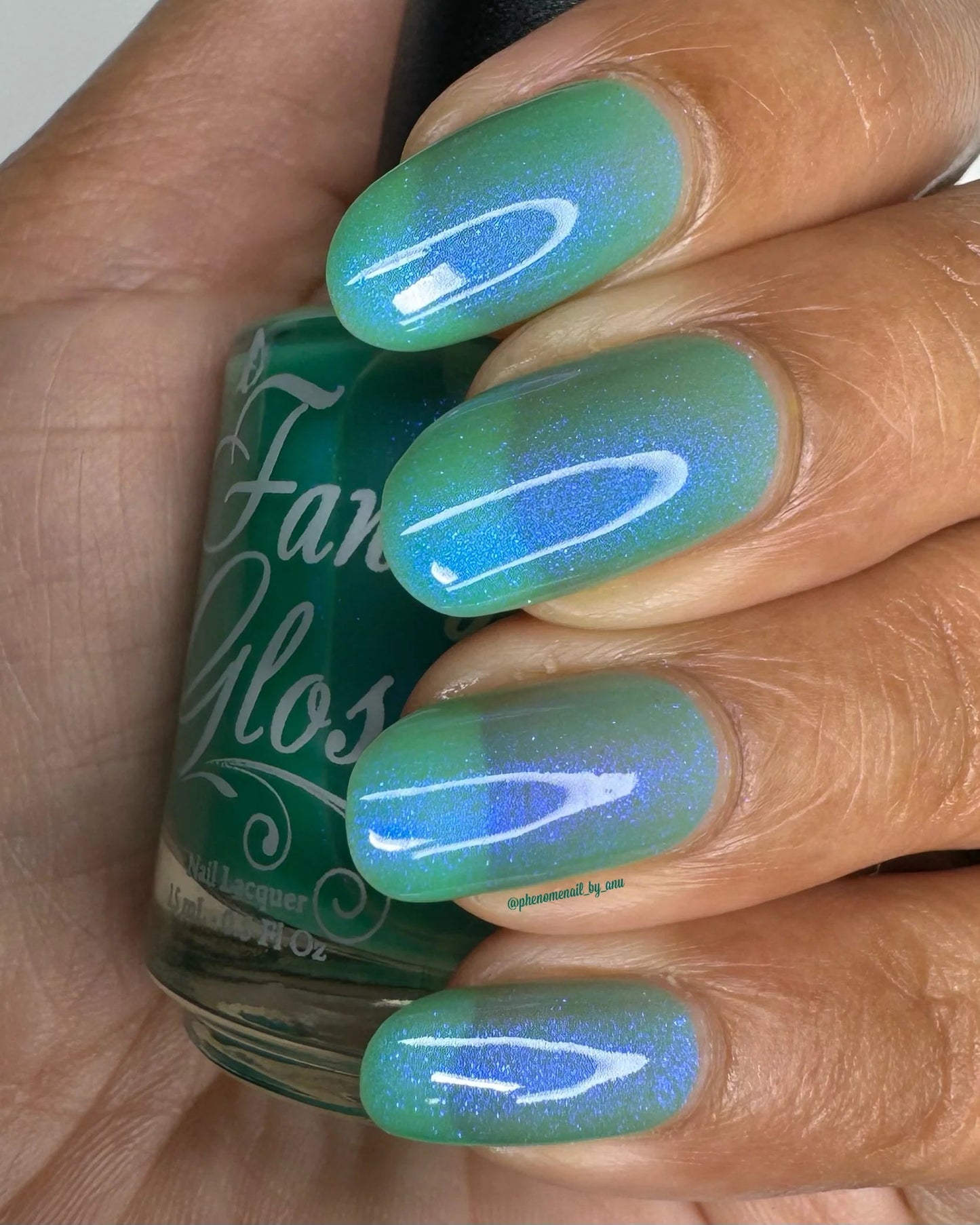 Fancy Gloss- UnTeal Summer Ends I Love My Polish