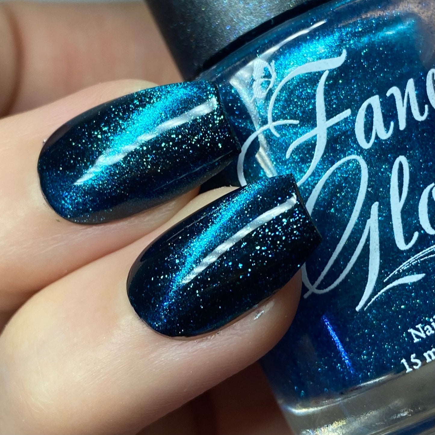 Fancy Gloss- Light Blue Magnetic Top Coat Nail Polish I Love My Polish