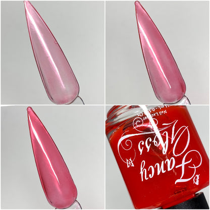 Fancy Gloss- Strawberry Jelly Pink Top Coat Nail Polish I Love My Polish