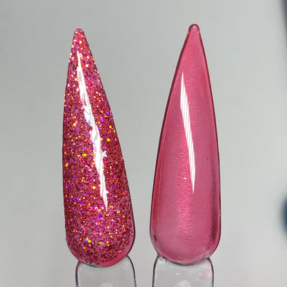 Fancy Gloss- Strawberry Jelly Pink Top Coat Nail Polish I Love My Polish
