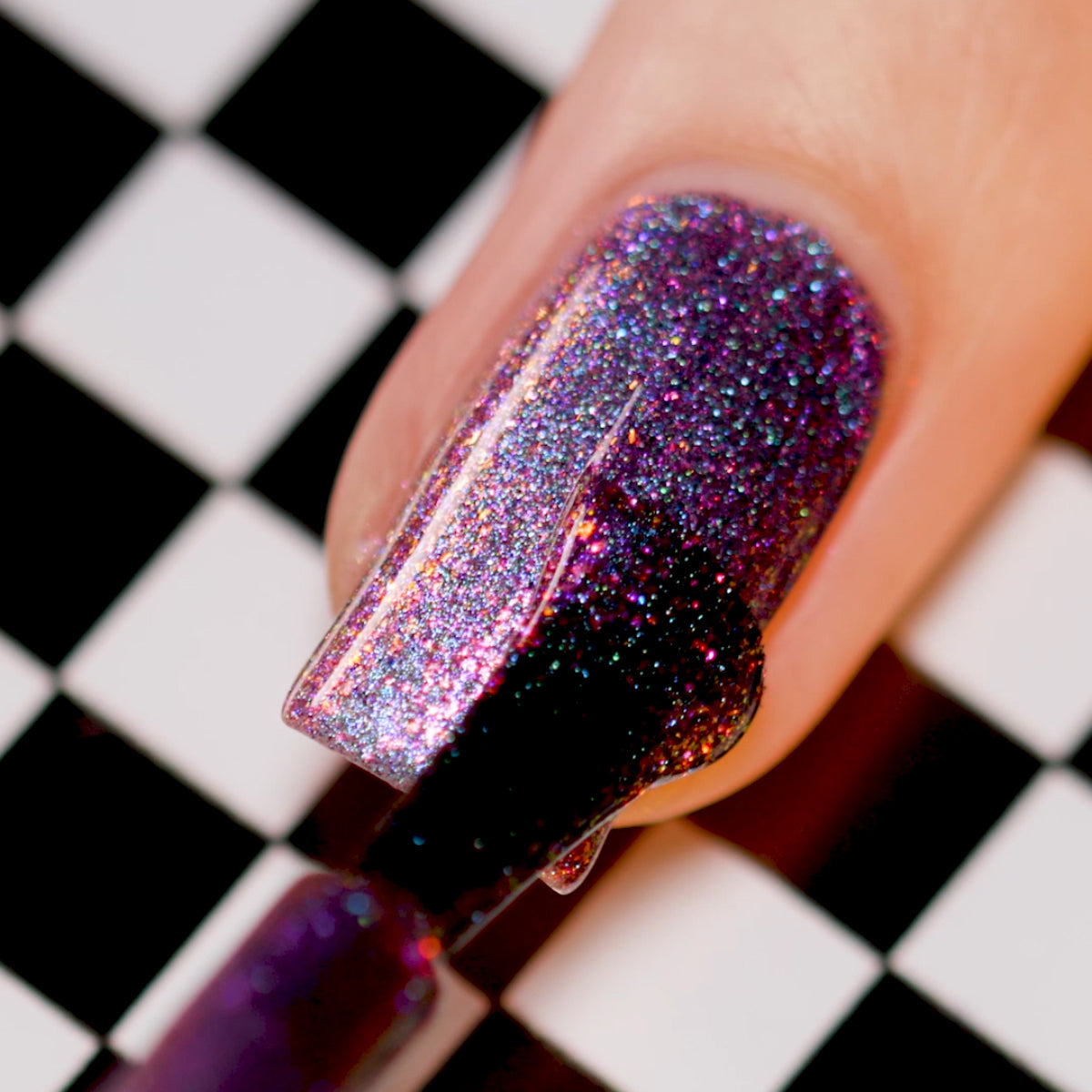 ILNP- Flip Side - Pink to Blue Magnetic Shimmer Nail Polish I Love My Polish