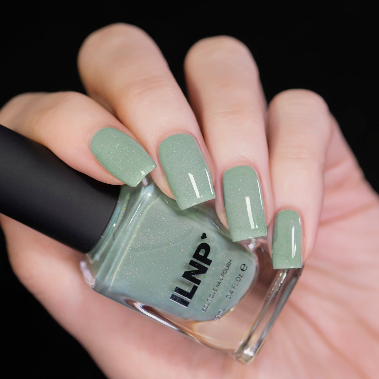 ILNP- Dollhouse Retro Mint Green Holographic Crelly Nail Polish I Love My Polish