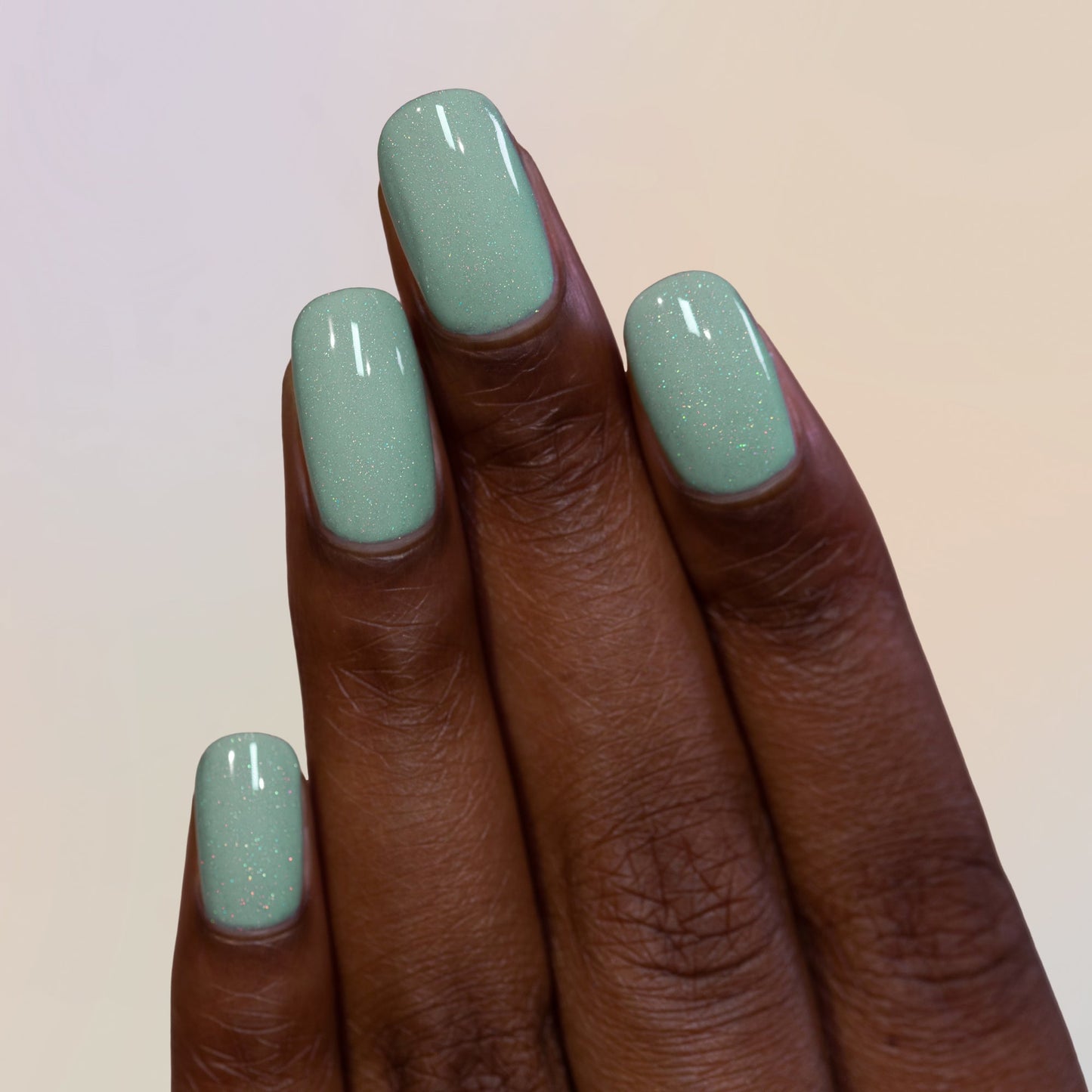 ILNP- Dollhouse Retro Mint Green Holographic Crelly Nail Polish I Love My Polish