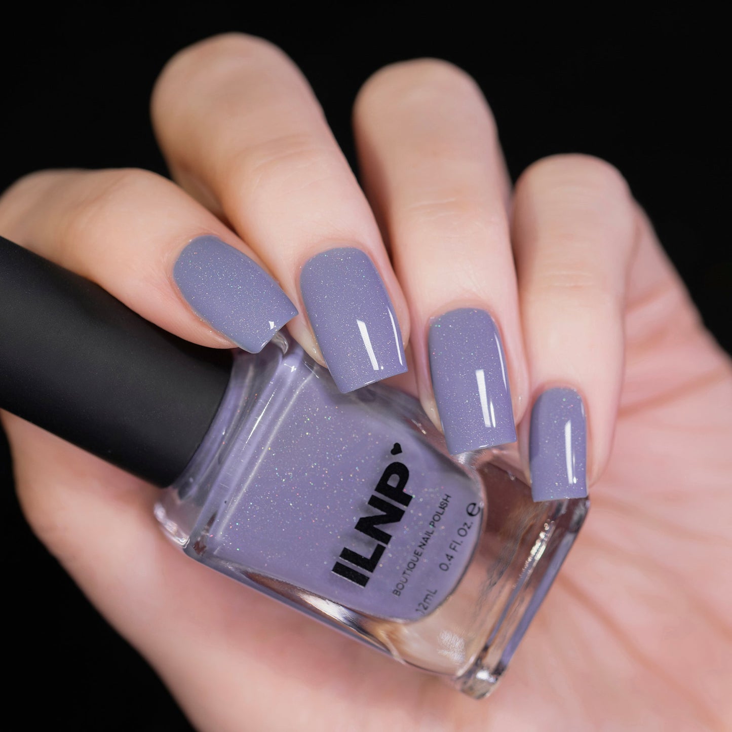 ILNP- Scrunchie Dusty Lavender Holographic Crelly Nail Polish I Love My Polish