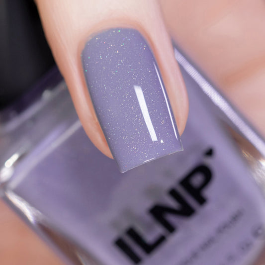 ILNP- Scrunchie Dusty Lavender Holographic Crelly Nail Polish I Love My Polish