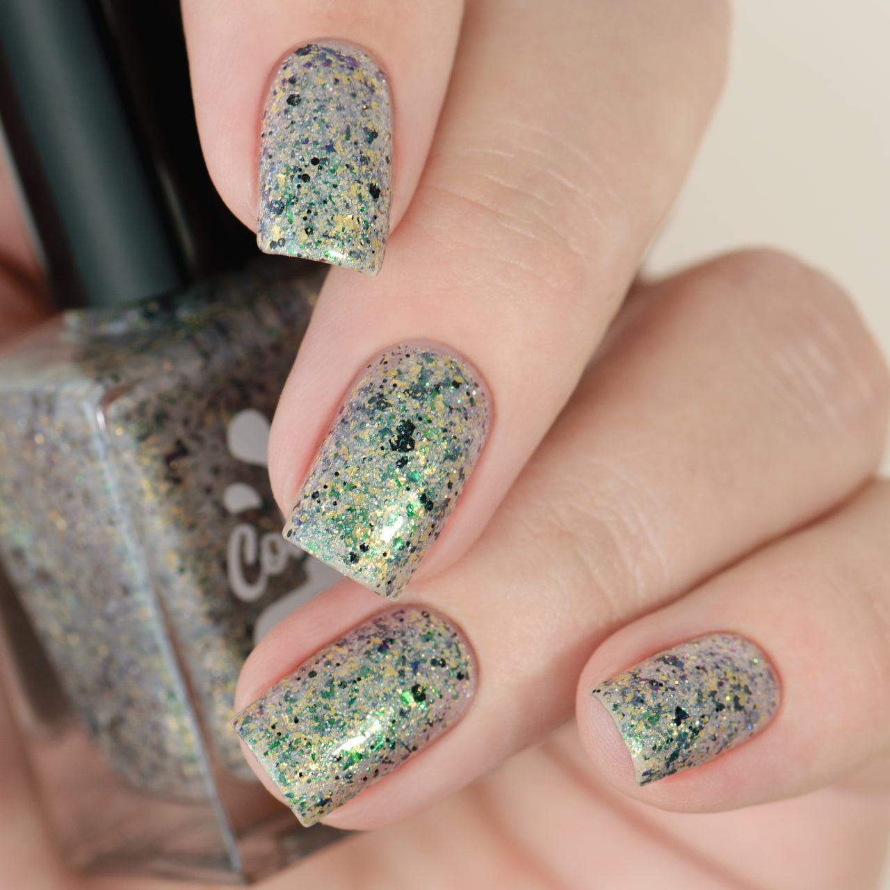Color Flecks Grfrrght I Love My Polish