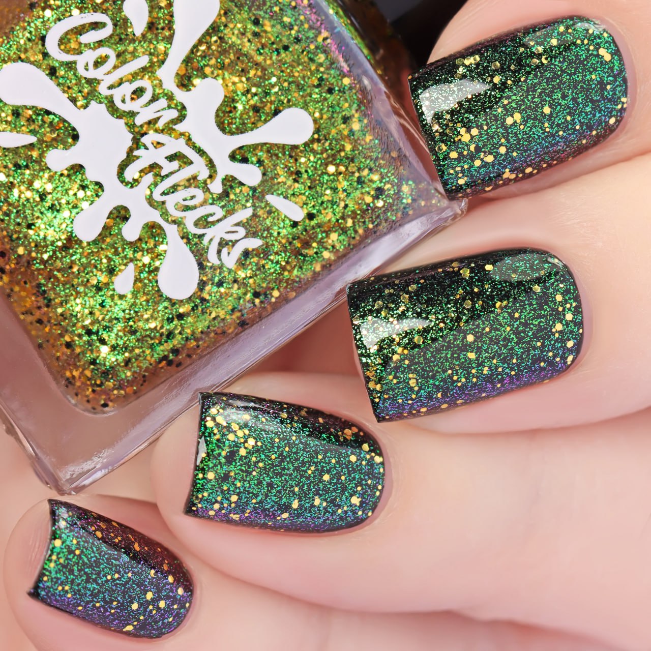 Color Flecks Make a Wish I Love My Polish