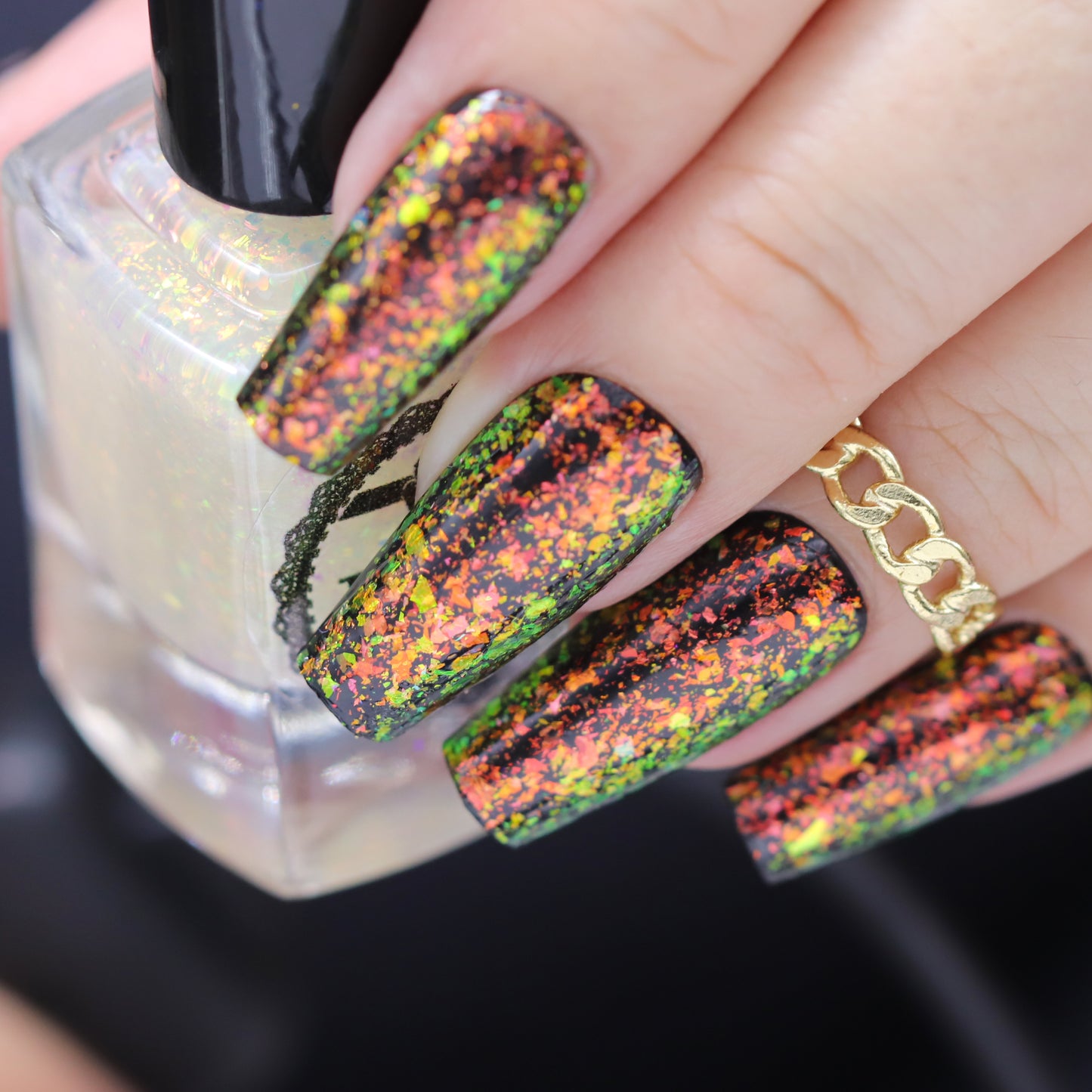 Phoenix Polish - Lorelei ( Iridescent Flakies) I Love My Polish