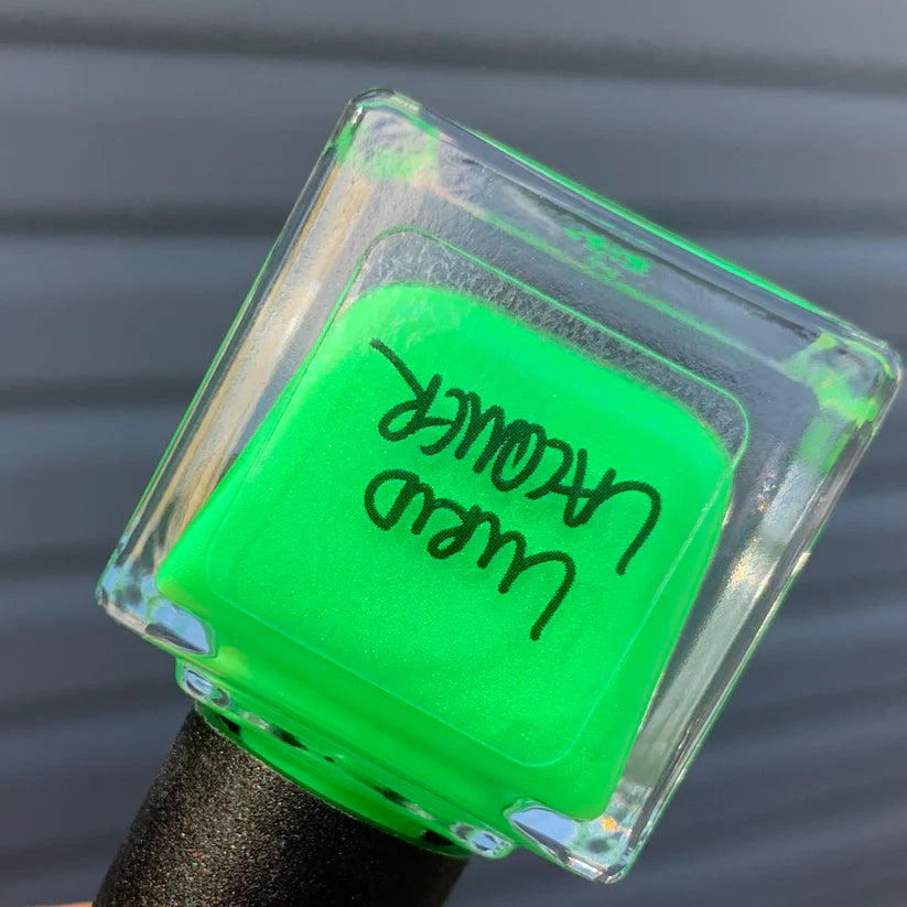 Lurid Lacquer- Plant Aunt Neon Green Nail Polish I Love My Polish