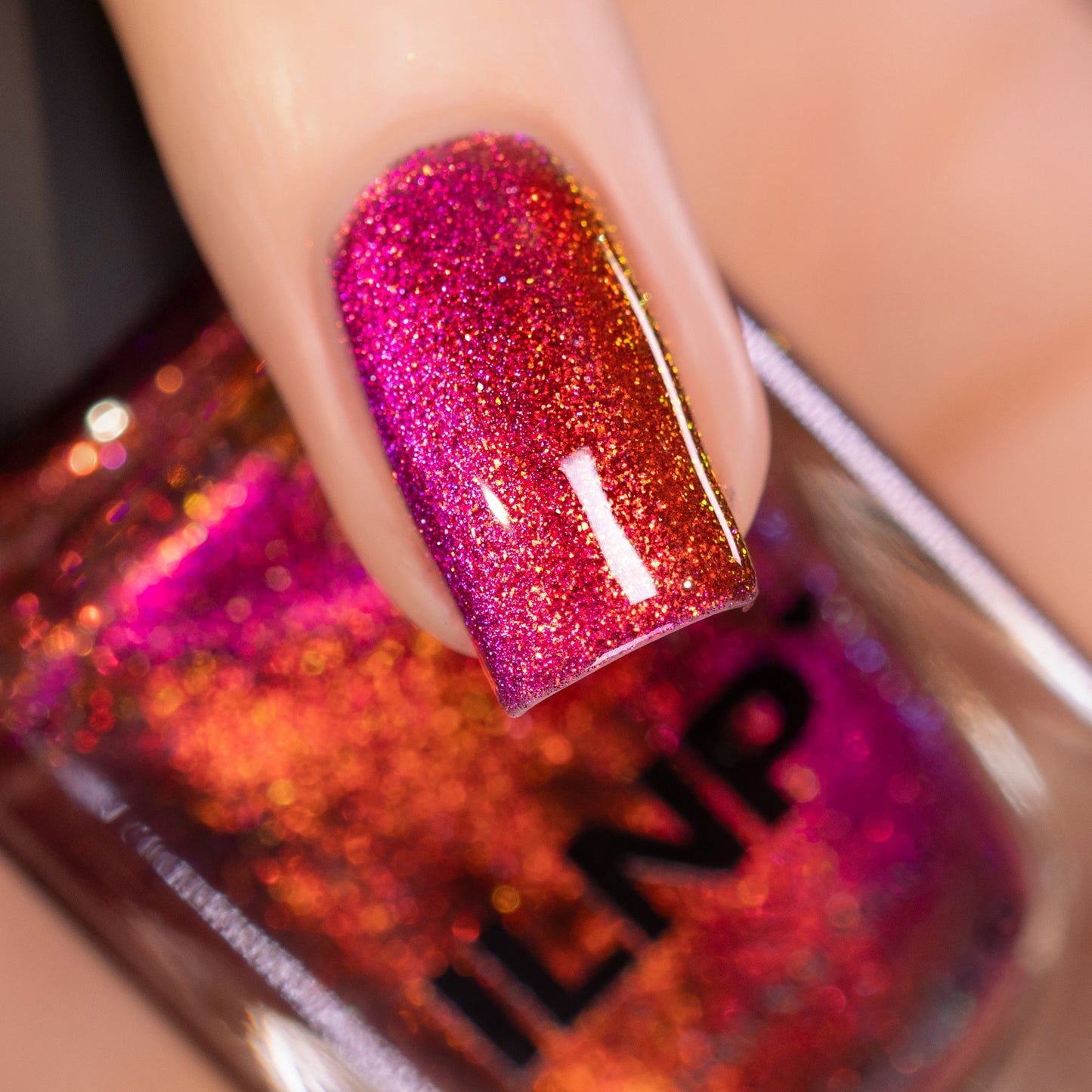 ILNP Misfit - Pink to Orange Magnetic Shimmer I Love My Polish