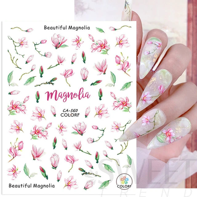 3D Koi Carp Nail Art Stickers for Spring Manicure I Love My Polish