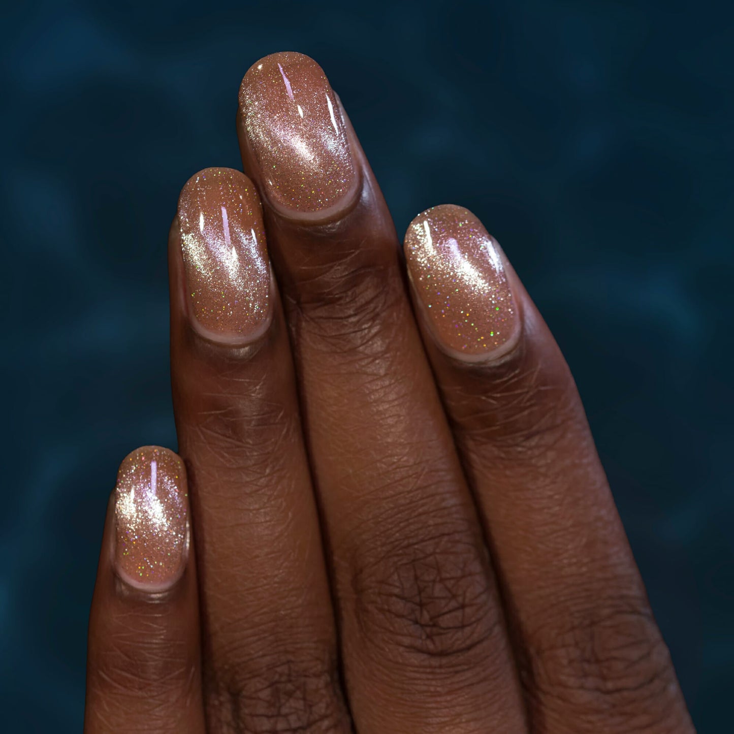 ILNP- Sandbar Sandy Beige Magnetic Holographic Nail Polish I Love My Polish