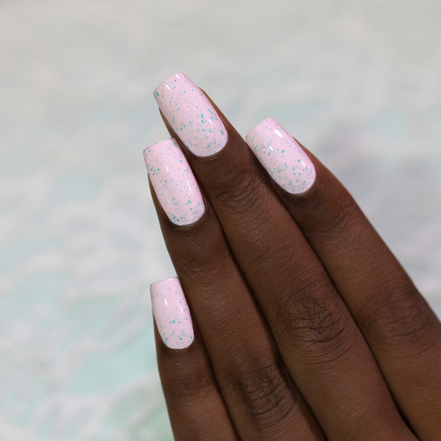 ILNP- With Sprinkles Delicate Macaron Pink Speckled Nail Polish I Love My Polish