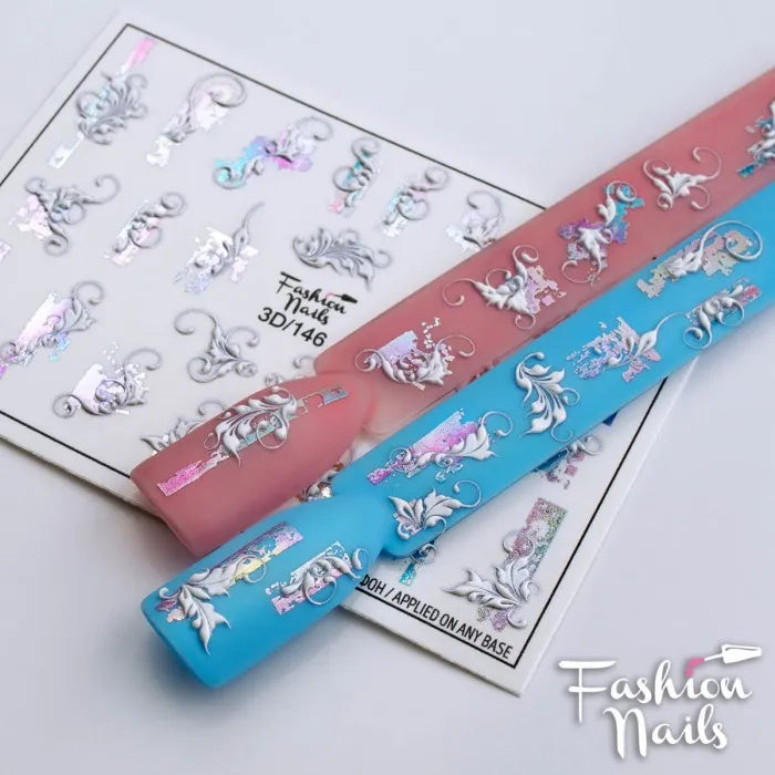 El Corazon 146 Fashion Nails Slider Design 3D I Love My Polish