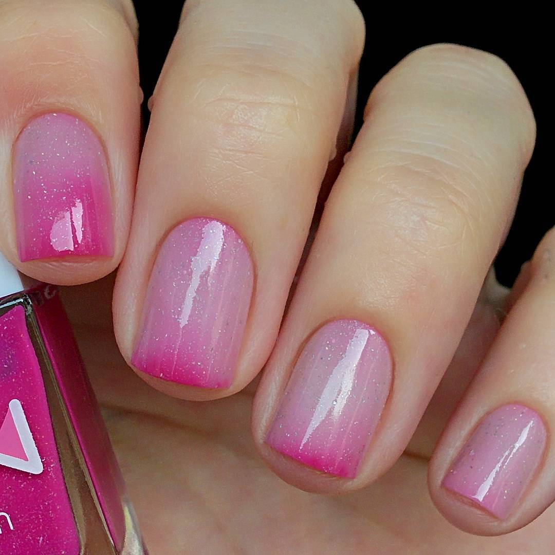 Bow Nail Polish -Thermo Top Coat Pink I Love My Polish