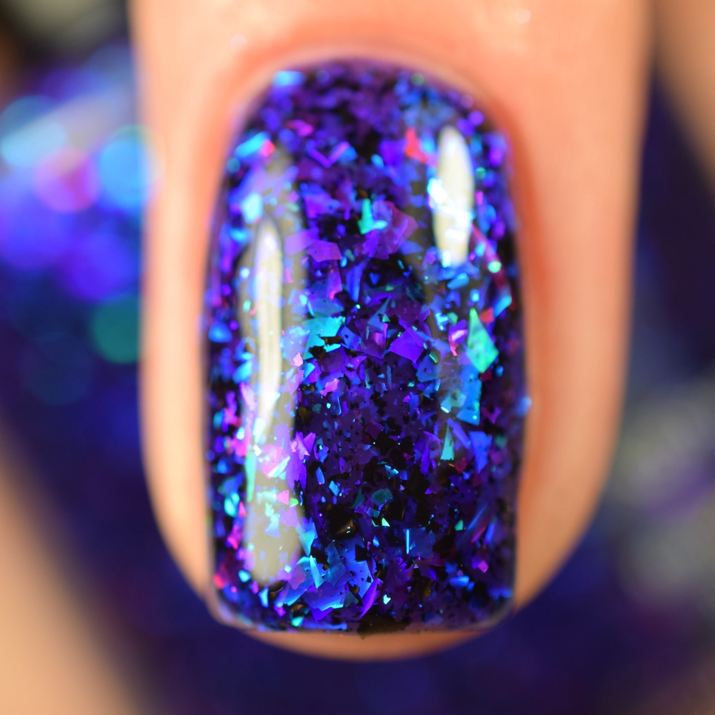 KBShimmer- Get Your Knit Together Blue Purple Pink Nail Polish