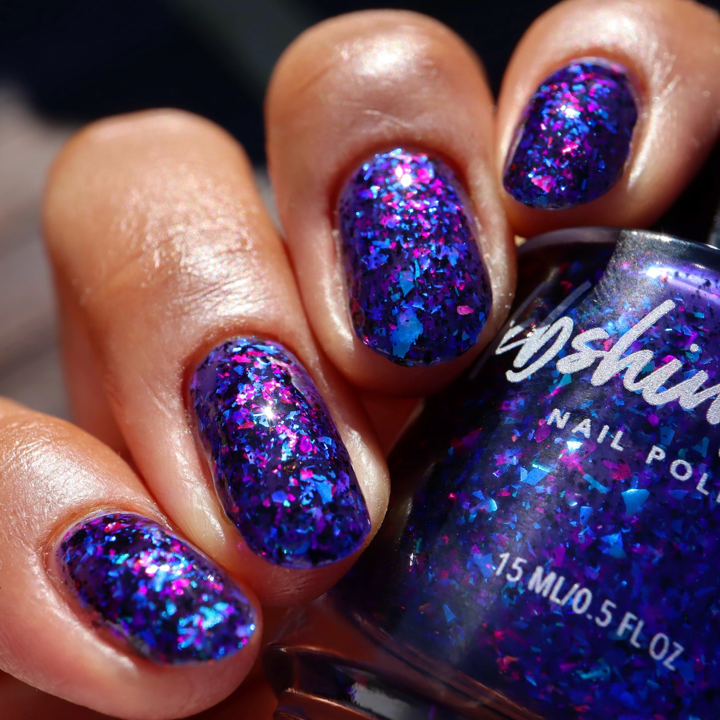 KBShimmer- Get Your Knit Together Blue Purple Pink Nail Polish