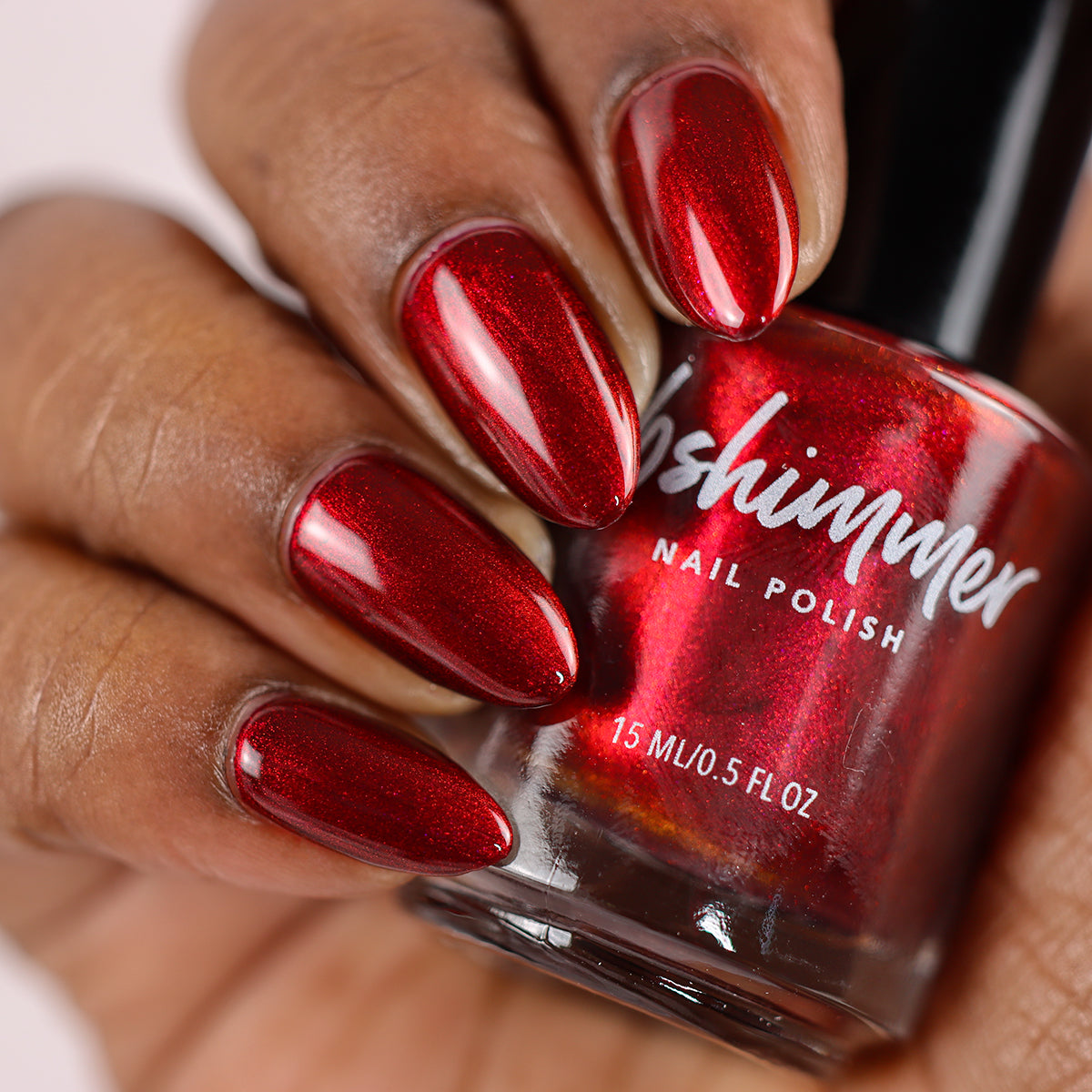 KBShimmer- Mull It Over Nail Polish Red Glitter Nail Polish
